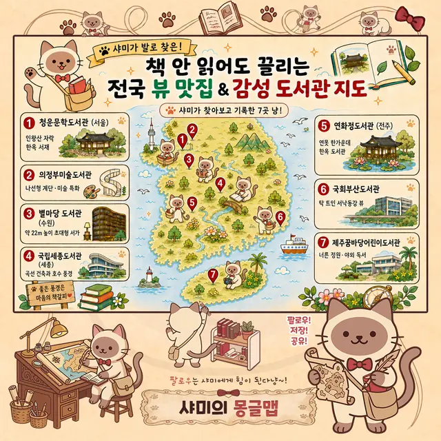 책 안 읽어도 머물고 싶은 도서관 인포그래픽