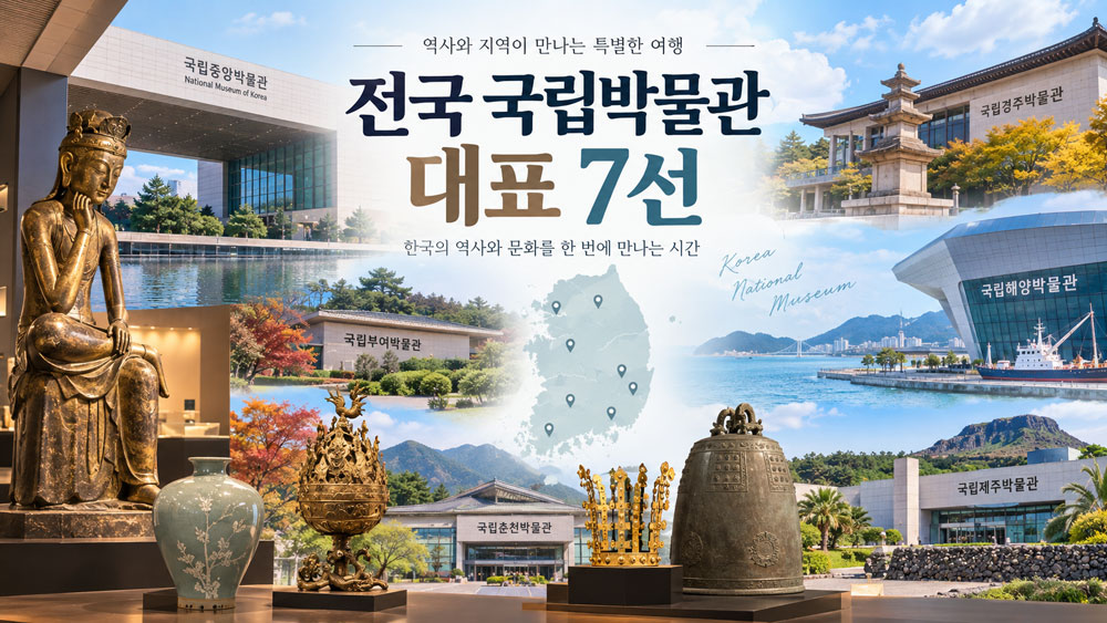 국내 대표적인 국립박물관